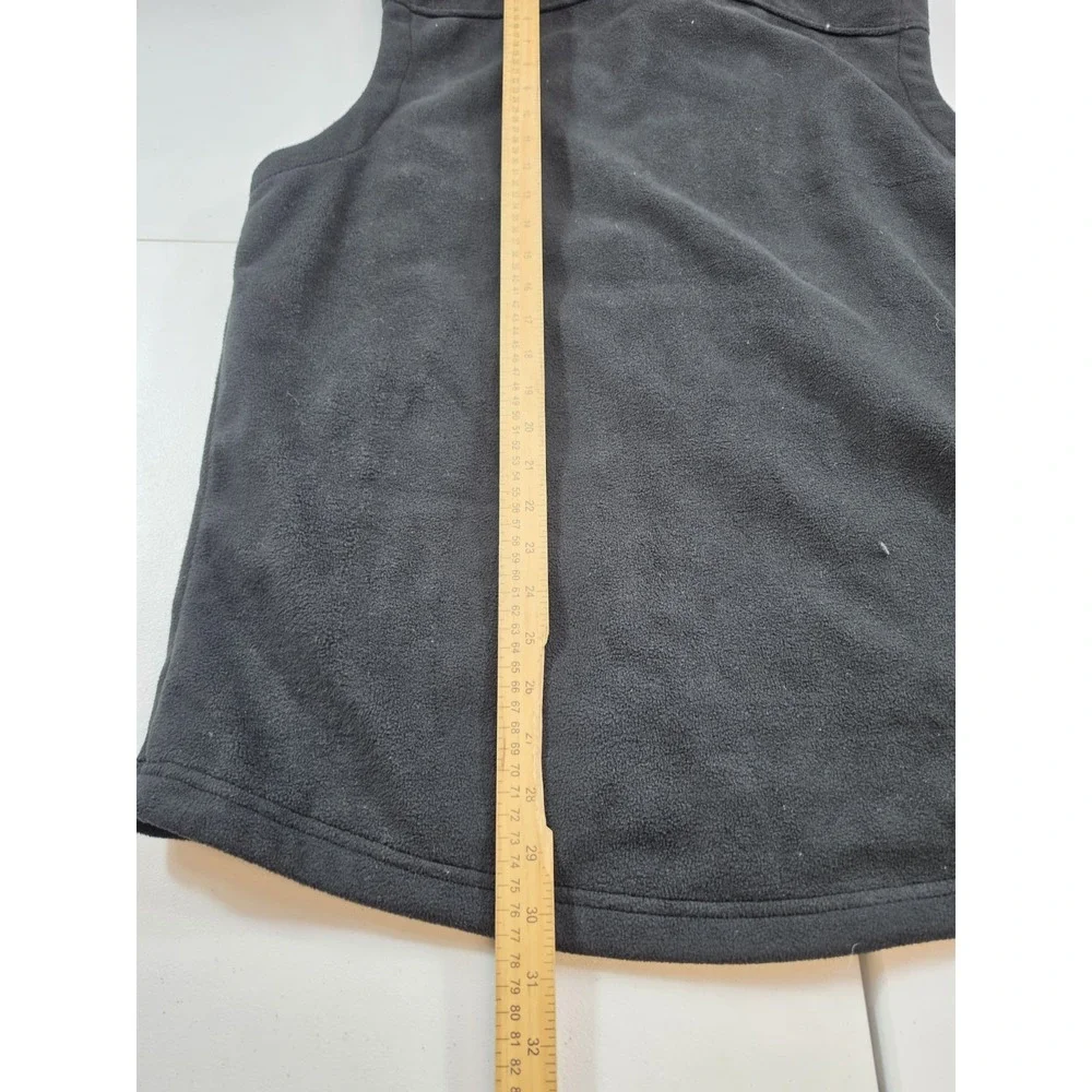 New Duluth Trading Men's L-Tall Shoremans Fleece Black Zip Lined Vest
